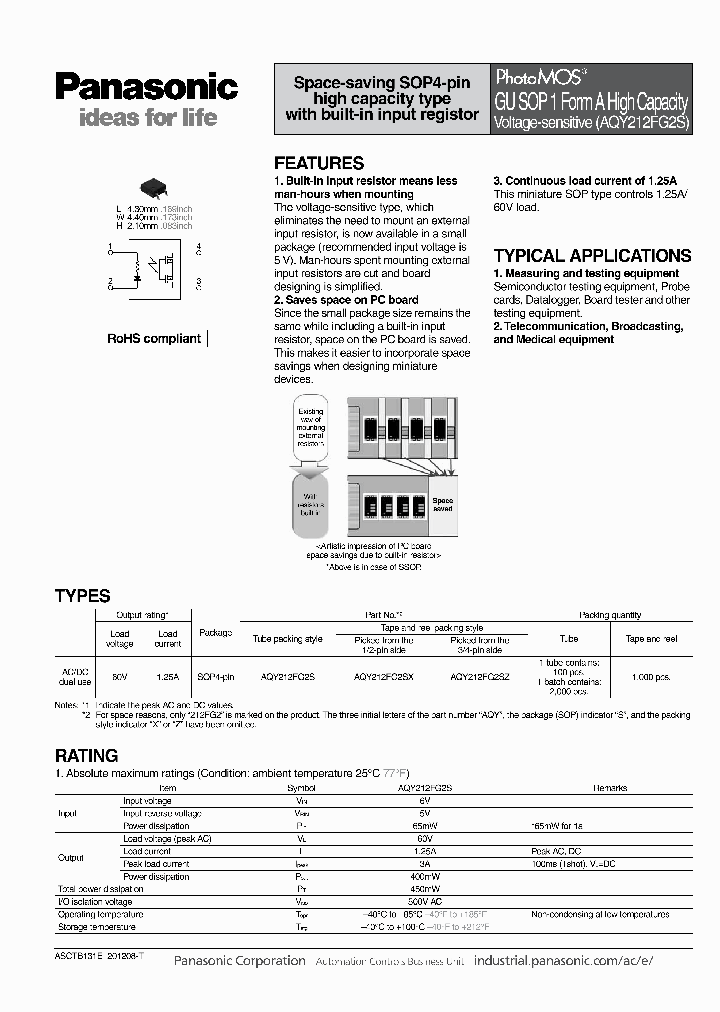 AQY212FG2S_7595446.PDF Datasheet