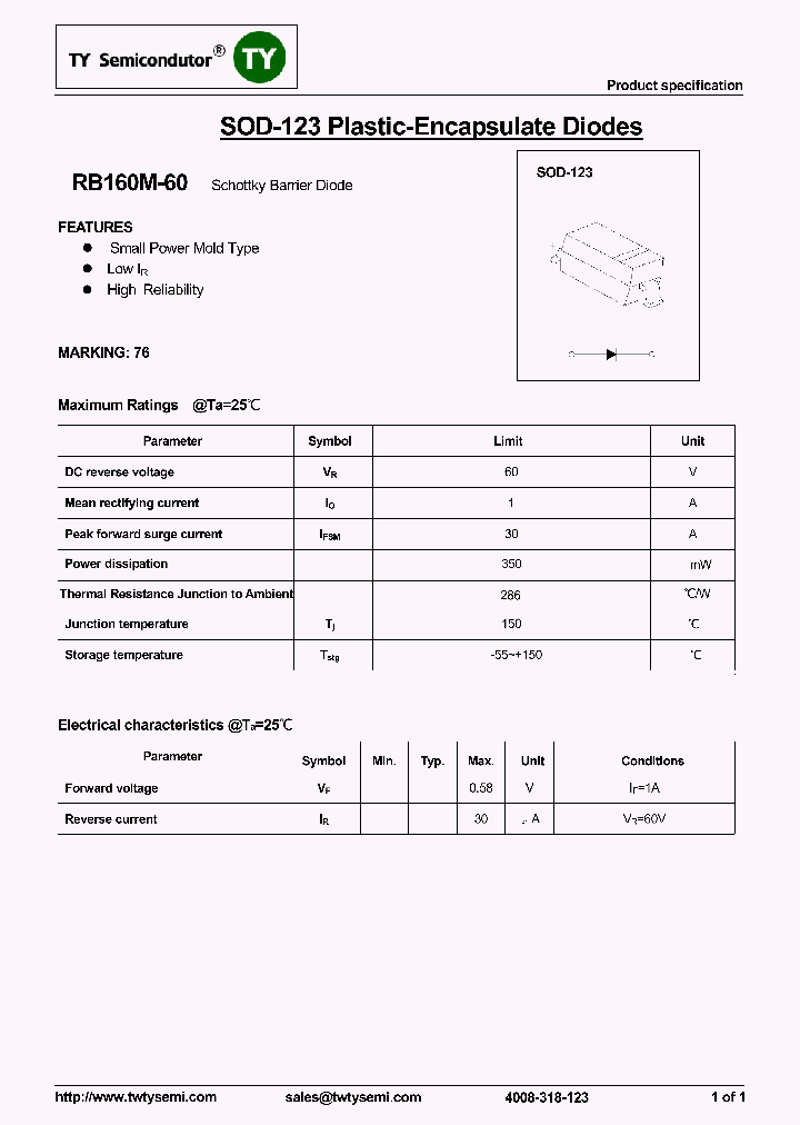 RB160M-60_7596705.PDF Datasheet