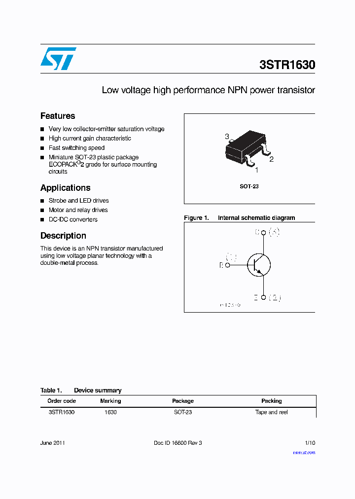 3STR1630_7611358.PDF Datasheet