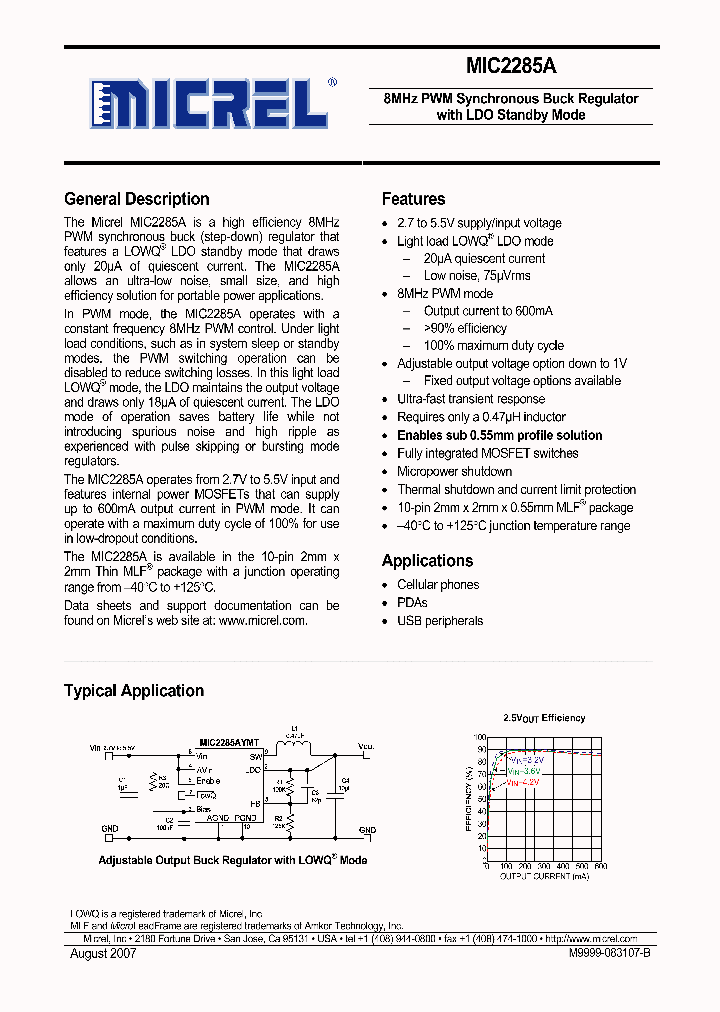 MIC2285A_7612997.PDF Datasheet