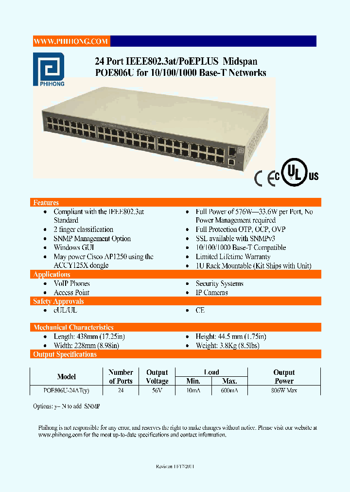 POE806U-24AT_7627810.PDF Datasheet