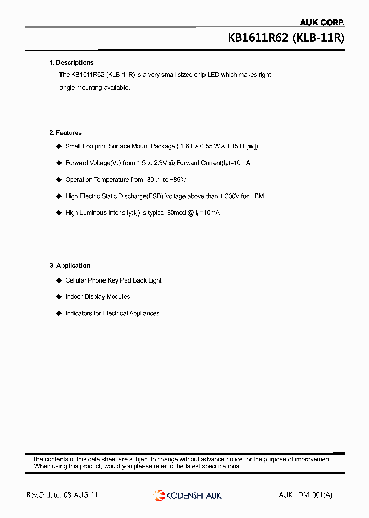 KB1611R62_7639849.PDF Datasheet