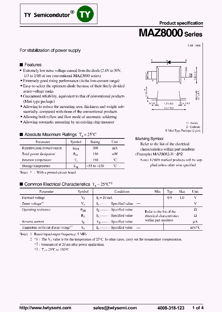 MAZ8030_7644711.PDF Datasheet