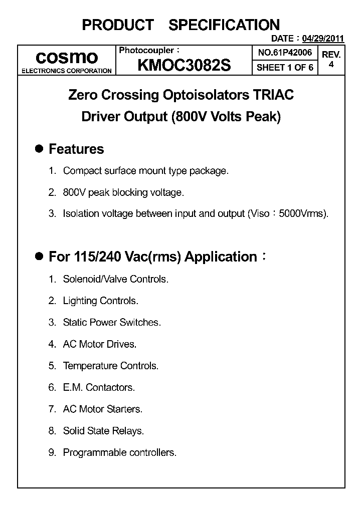 KMOC3082S_7648955.PDF Datasheet