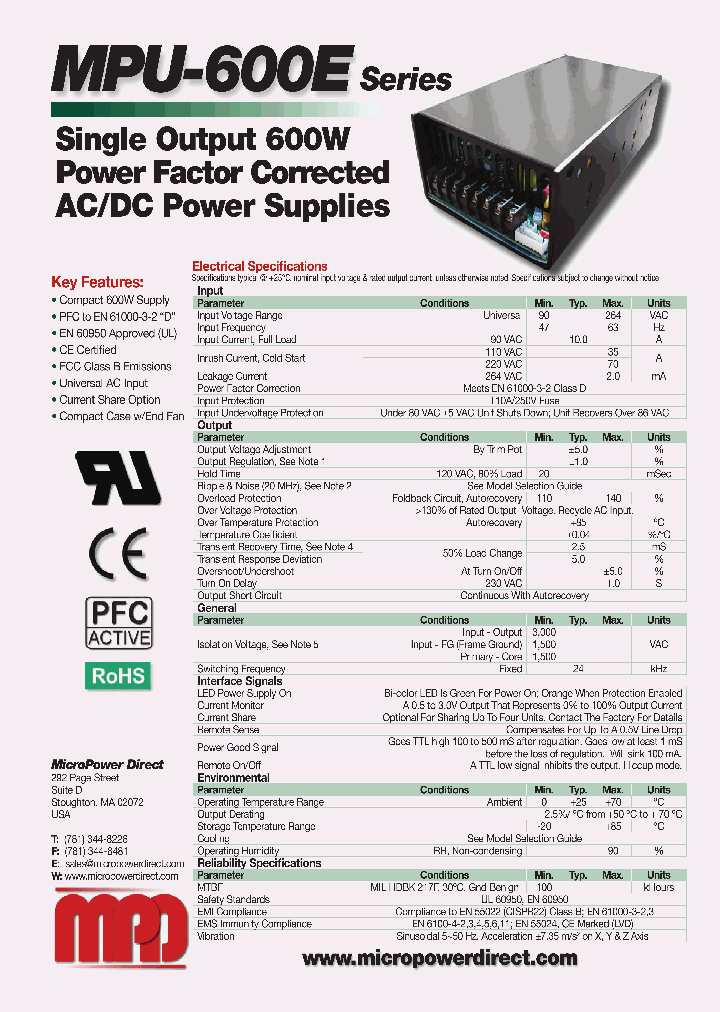 MPU600S12YYEI_7670056.PDF Datasheet