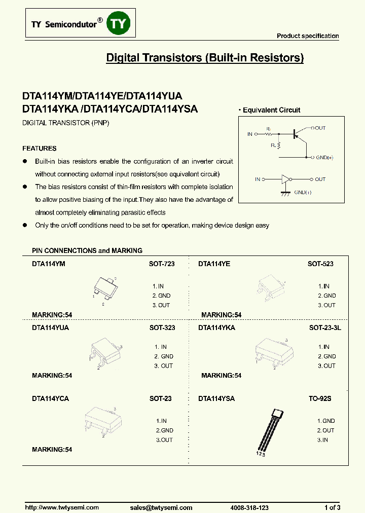 DTA114YUA_7670816.PDF Datasheet