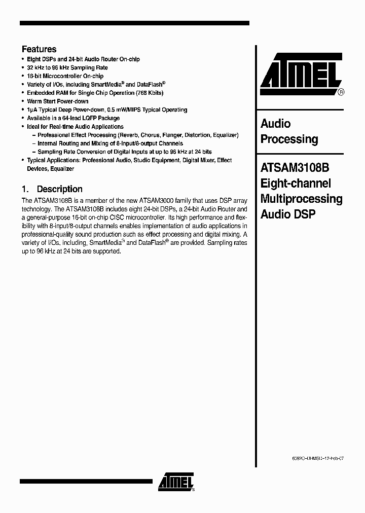 ATSAM3108B_7670999.PDF Datasheet