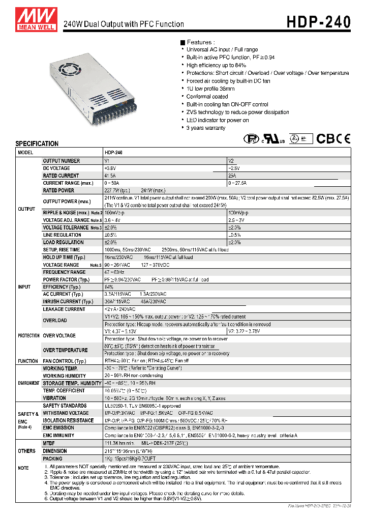 HDP-240_7692724.PDF Datasheet