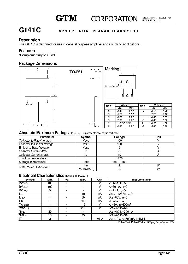 GI41C_7691948.PDF Datasheet