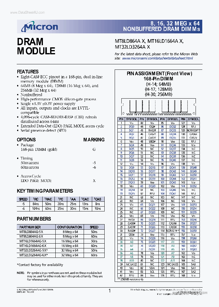 MT16LD3264A_7694814.PDF Datasheet