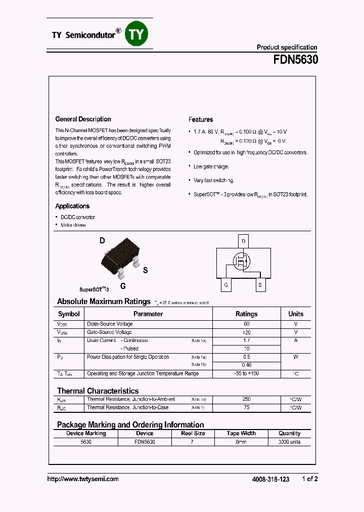 FDN5630N_7702859.PDF Datasheet