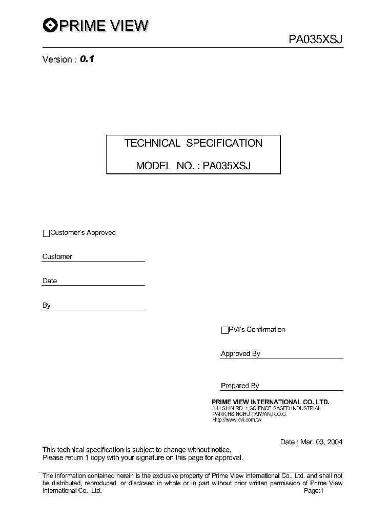 PA035XSJ_7703917.PDF Datasheet