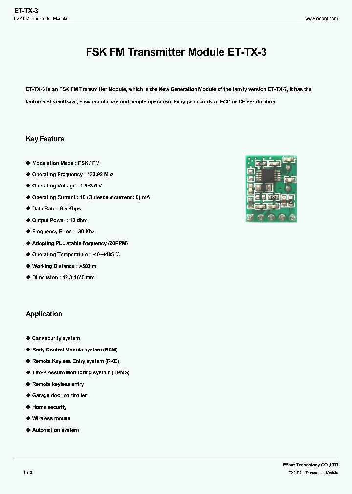 TX3_7714106.PDF Datasheet