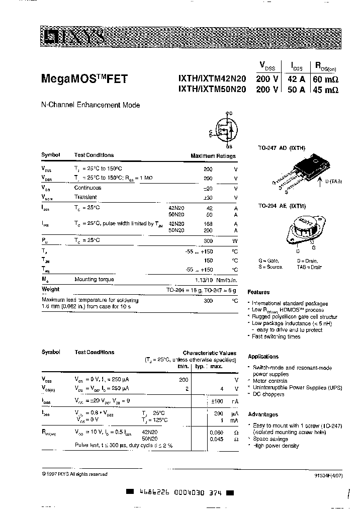 IXTH42N20_7726282.PDF Datasheet