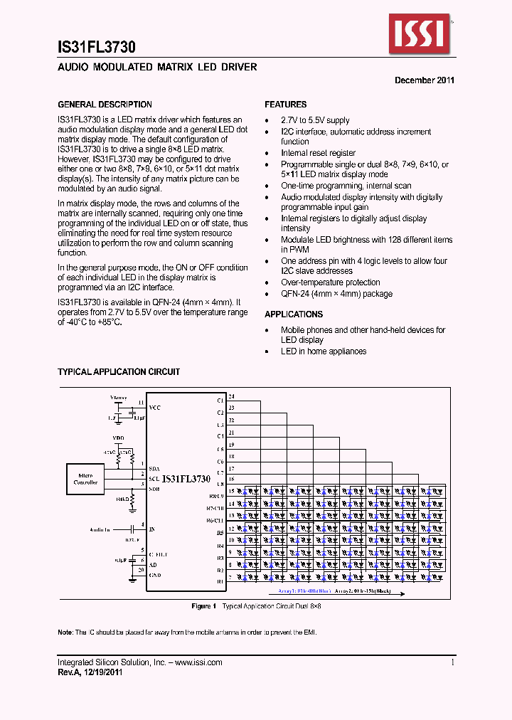 IS31FL3730_7744906.PDF Datasheet