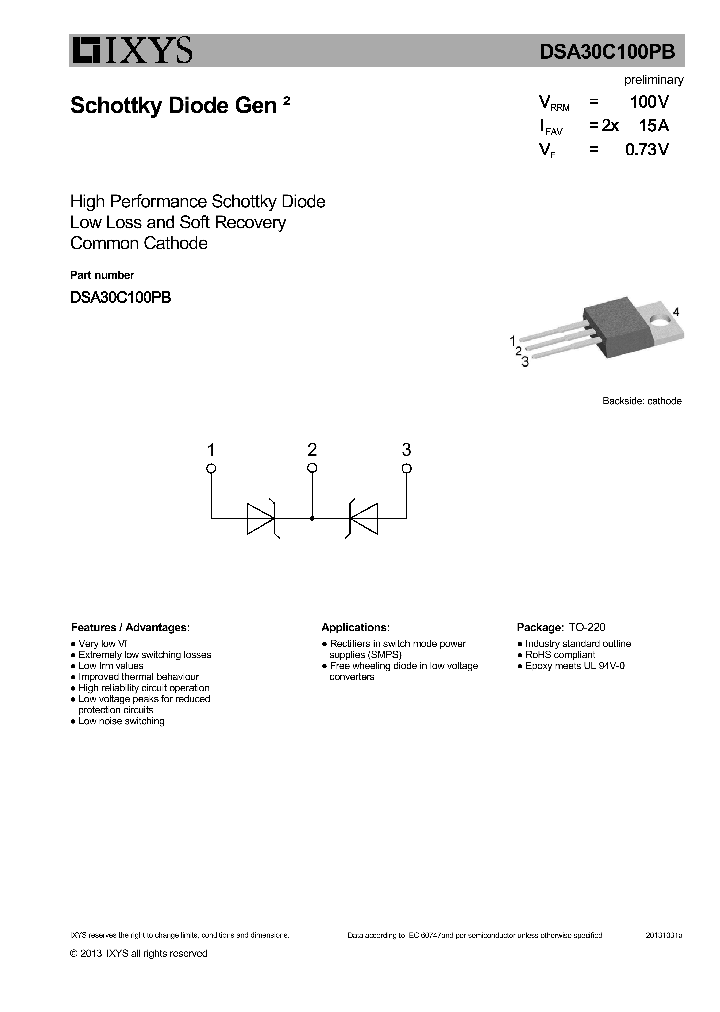 DSA30C100PB_7745488.PDF Datasheet