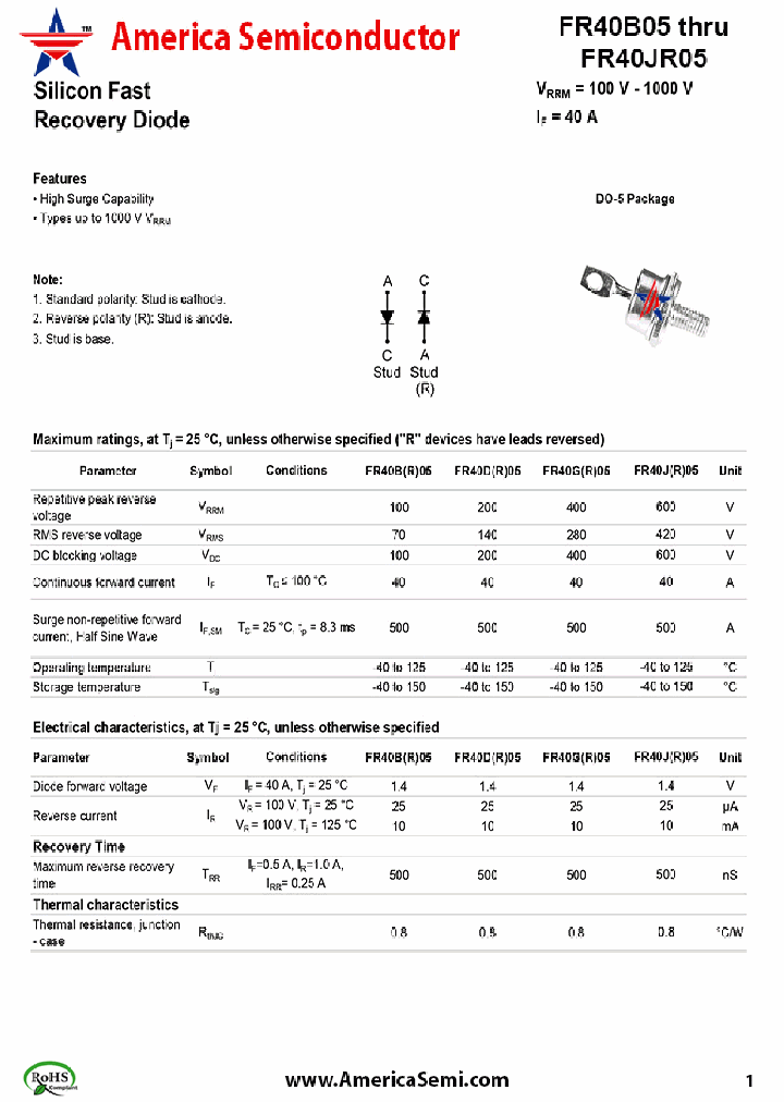 FR40J05_7749725.PDF Datasheet