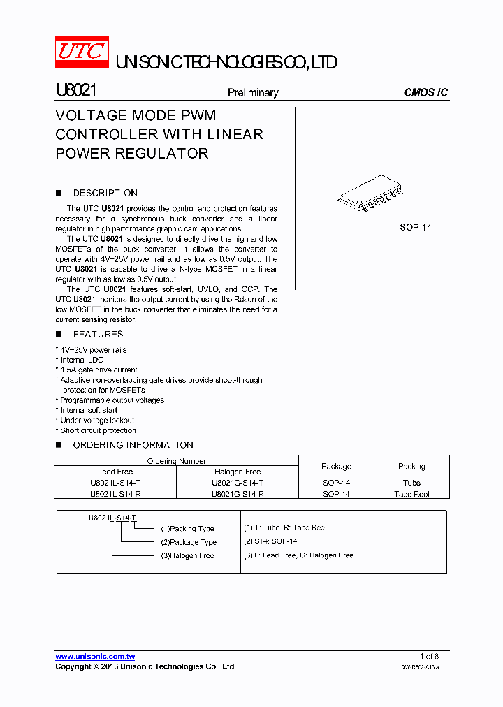 U8021G-S14-R_7752233.PDF Datasheet
