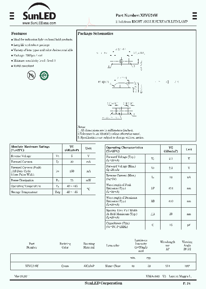 XZVG74W_7750150.PDF Datasheet