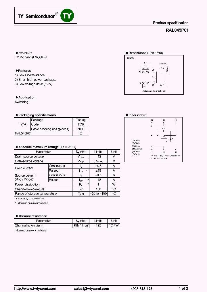 RAL045P01_7777056.PDF Datasheet