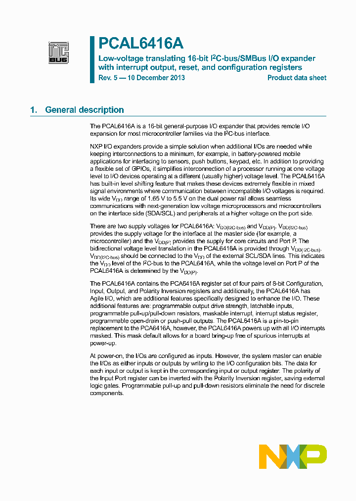 PCAL6416AER_7776994.PDF Datasheet