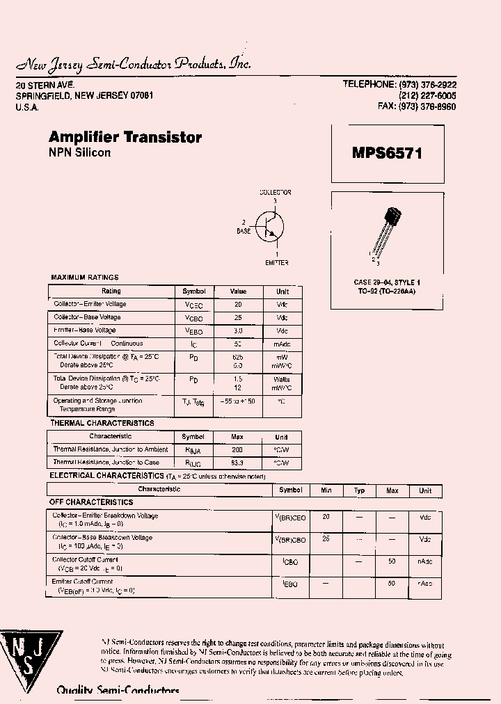 MPS6571_7785280.PDF Datasheet