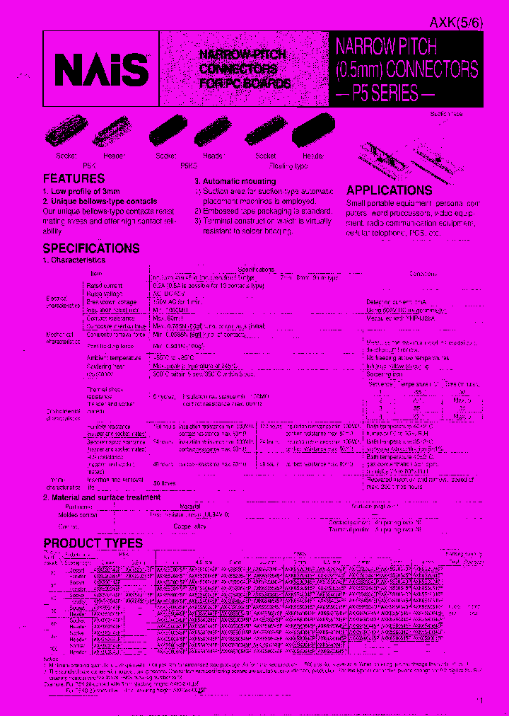 AXK620345P_7760275.PDF Datasheet