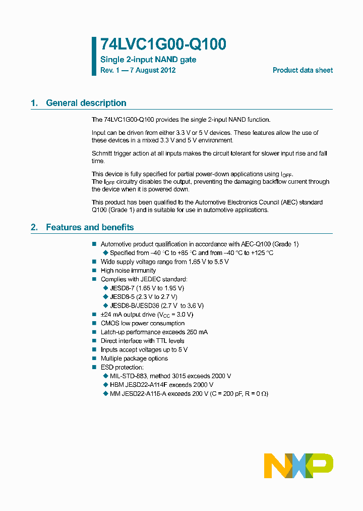 74LVC1G00GW-Q100_7801249.PDF Datasheet