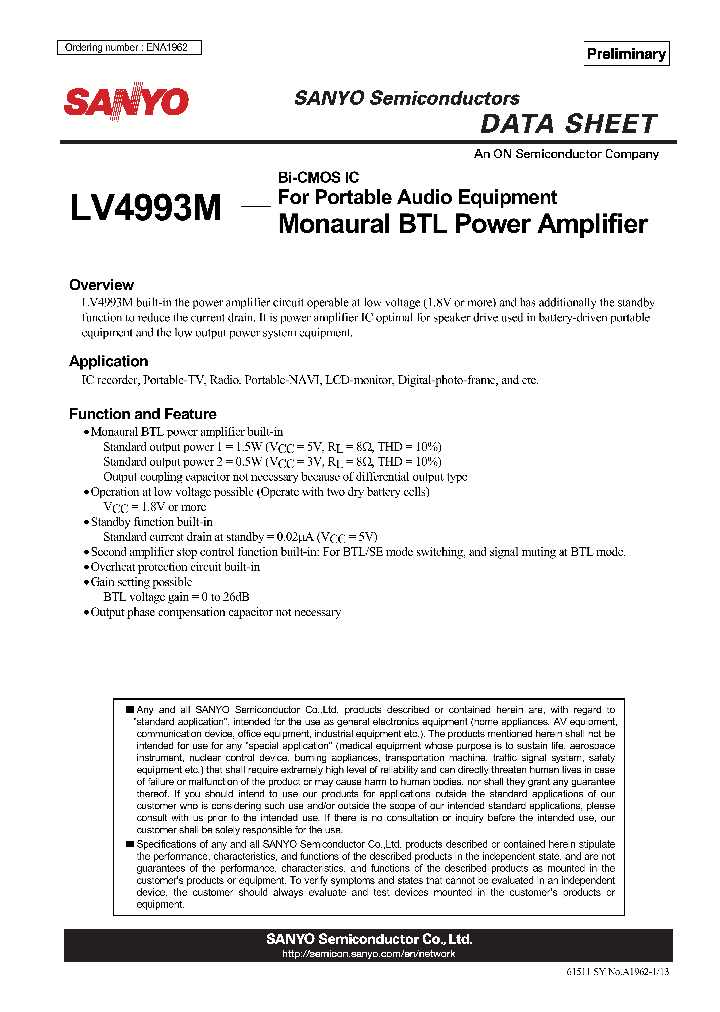 LV4993M_7819063.PDF Datasheet