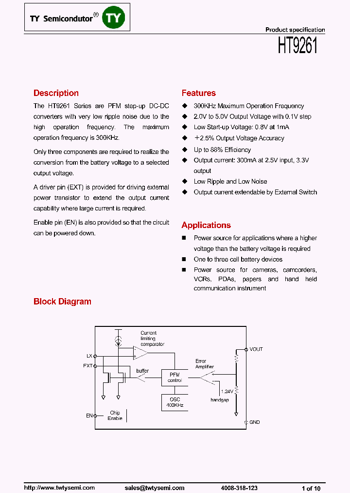 HT9261_7822060.PDF Datasheet