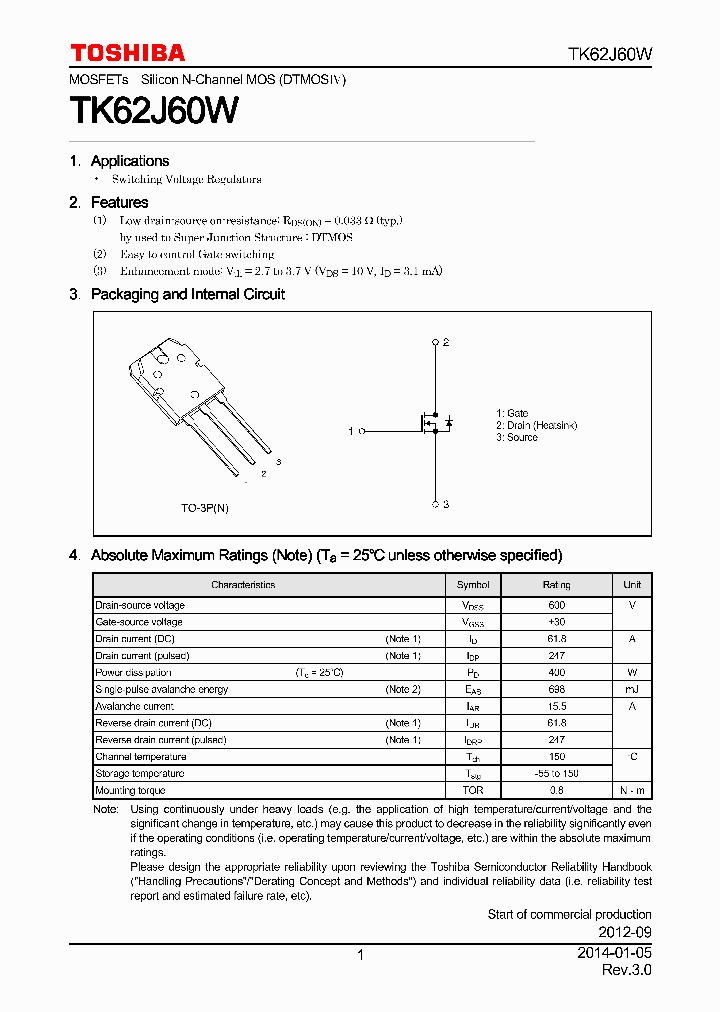 TK62J60W_7789849.PDF Datasheet