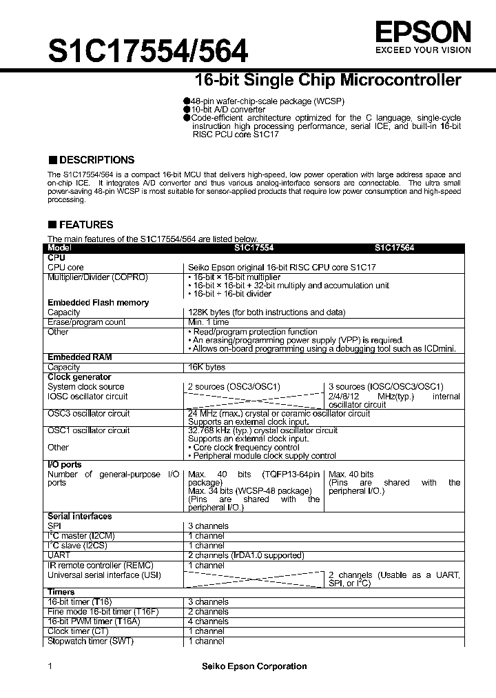 S1C17554_7781892.PDF Datasheet