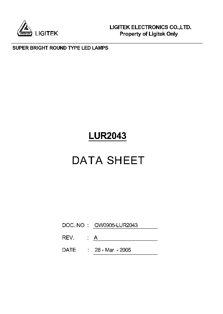 LUR2043_7764777.PDF Datasheet