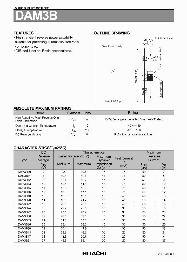 DAM3B11_7767778.PDF Datasheet