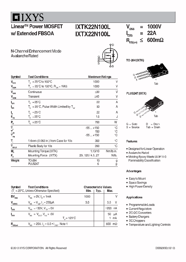 IXTX22N100L_7792478.PDF Datasheet