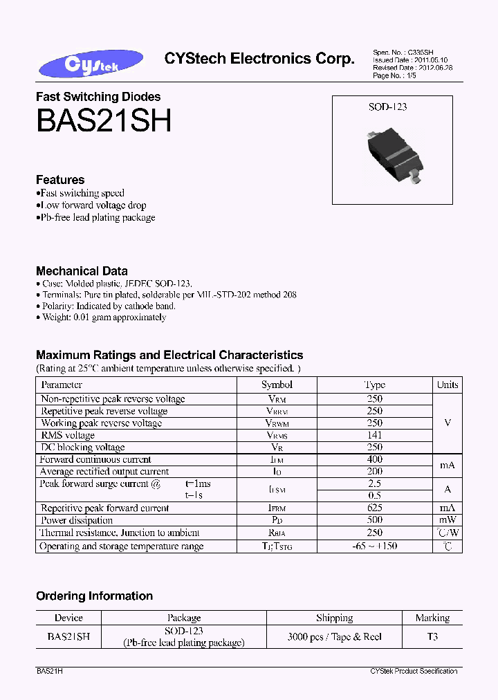 BAS21SH_7823193.PDF Datasheet