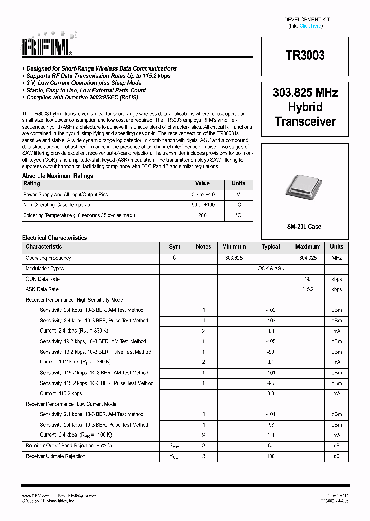 TR3003_7830787.PDF Datasheet