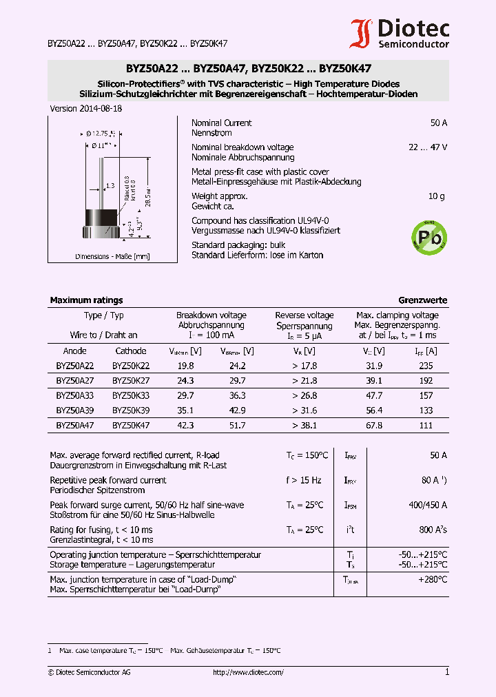 BYZ50A2214_7843153.PDF Datasheet