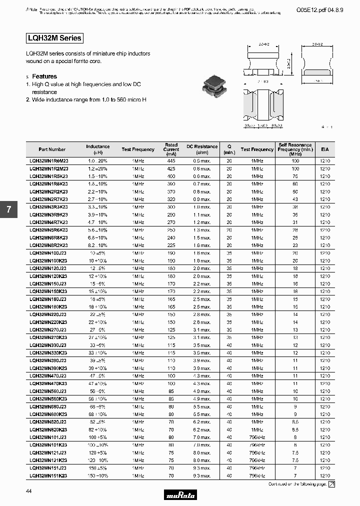 LQH32MN1R2M23_7788175.PDF Datasheet