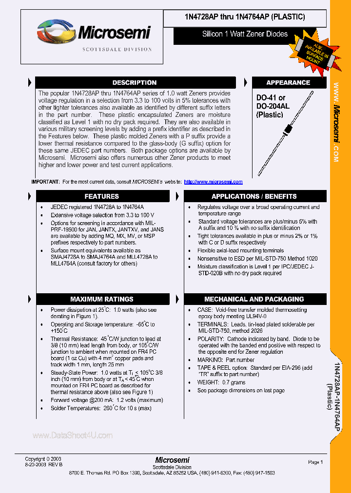 1N474XAP_7755798.PDF Datasheet