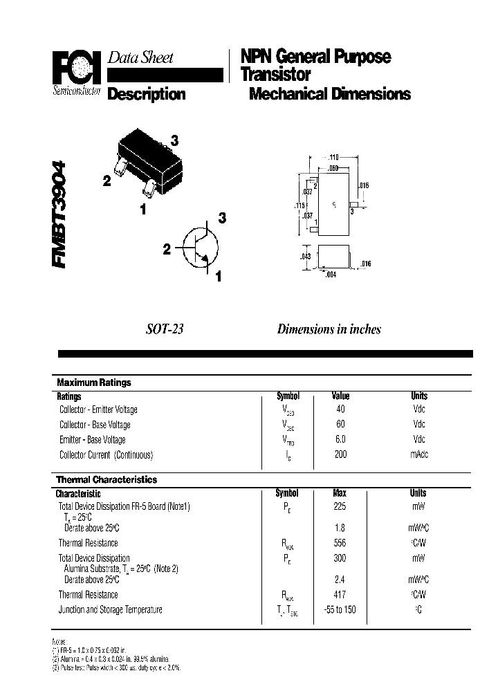 FMBT3904_7857197.PDF Datasheet