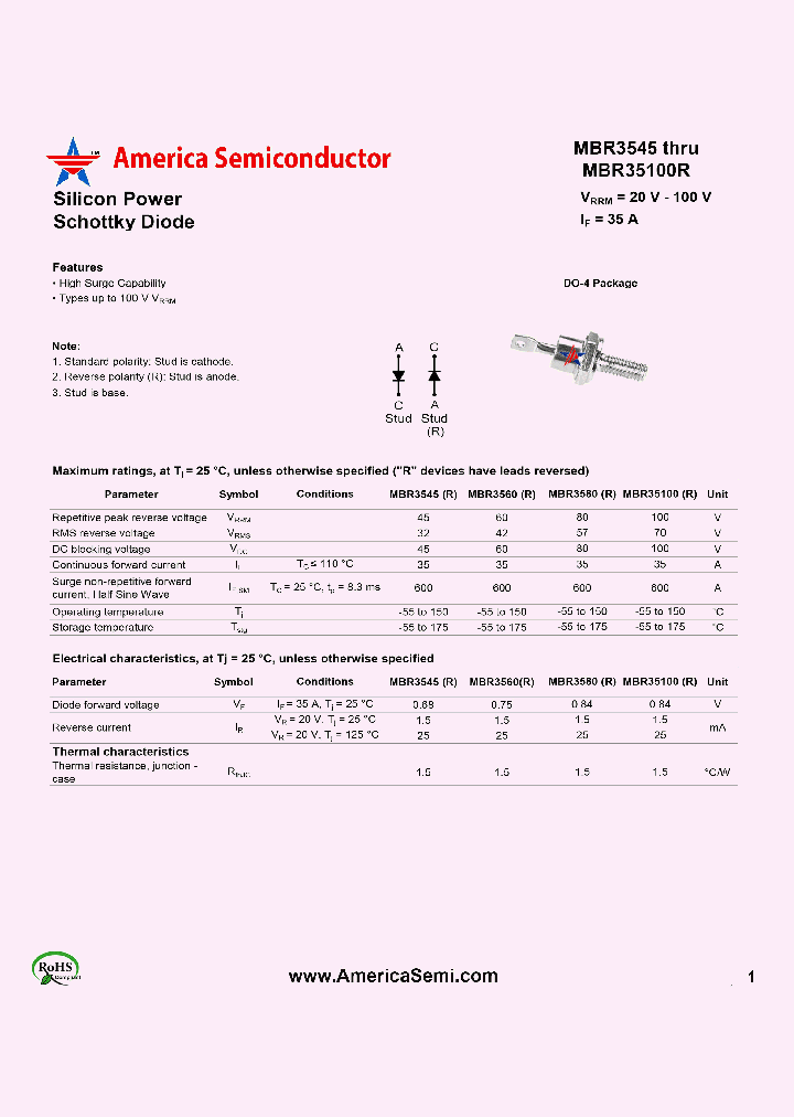 MBR3560R_7859060.PDF Datasheet