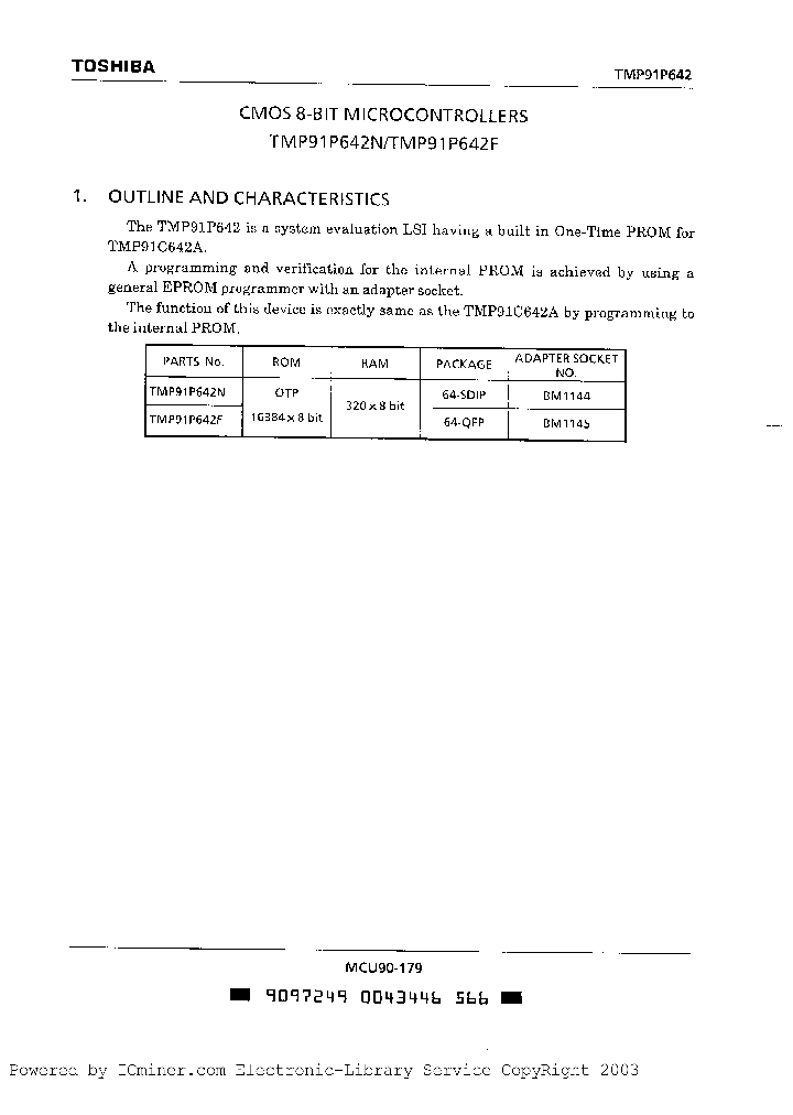 TMP91P642F_7808074.PDF Datasheet