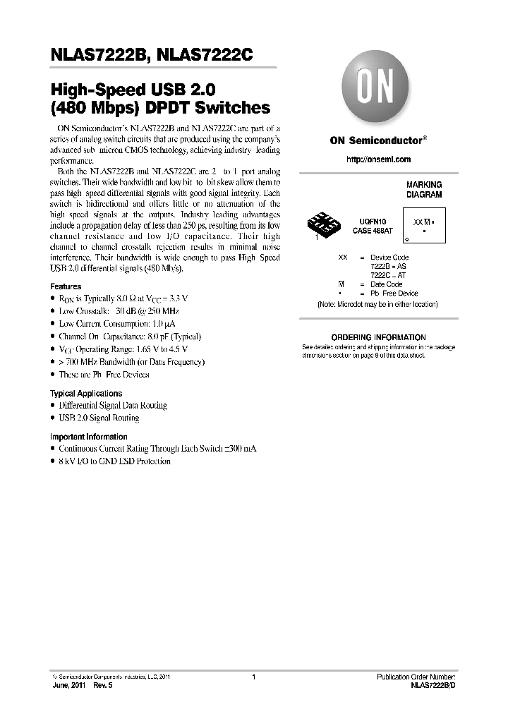 NLAS7222B_7863854.PDF Datasheet