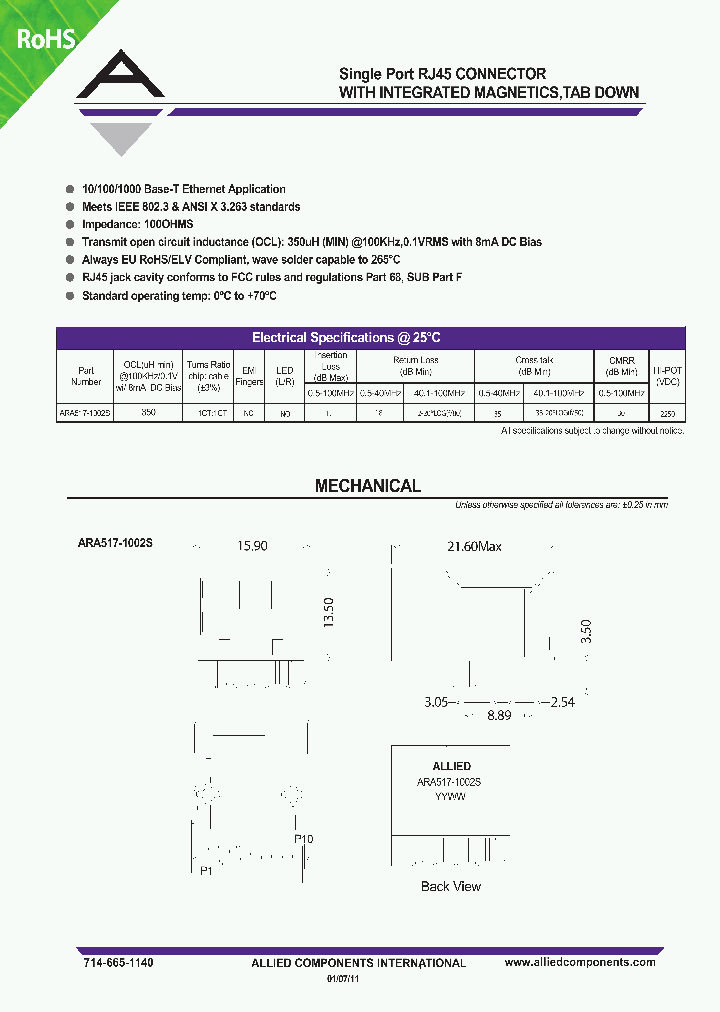 ARA517-1002S_7836462.PDF Datasheet