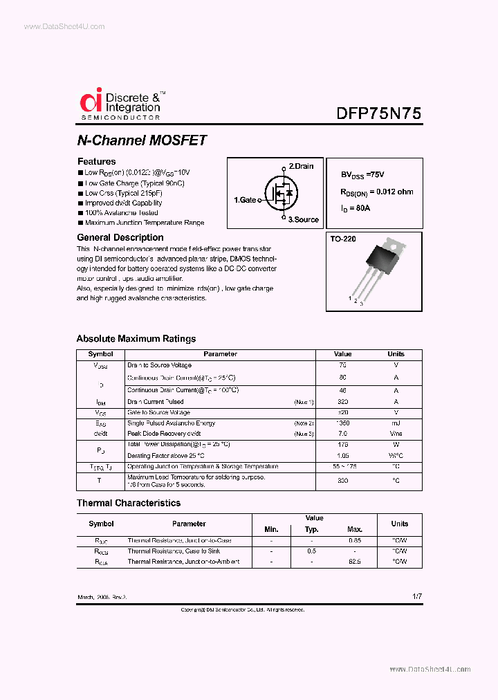 DFP75N75_7772803.PDF Datasheet