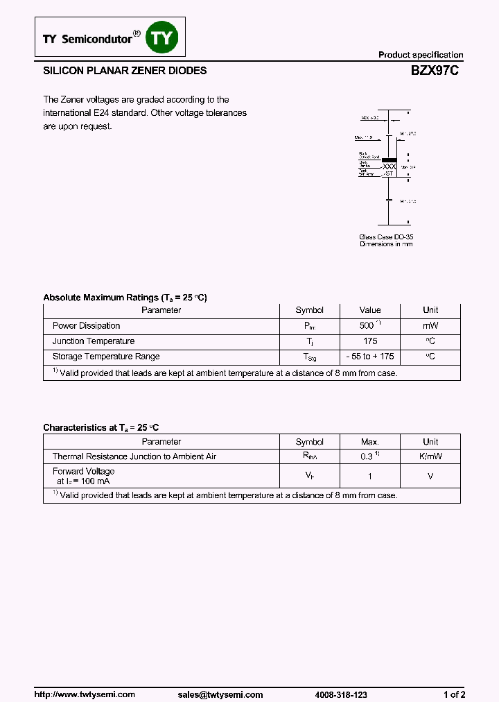 BZX97C10_7840118.PDF Datasheet