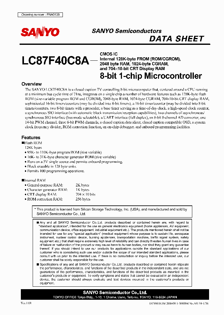 LC87F40C8A_7873723.PDF Datasheet