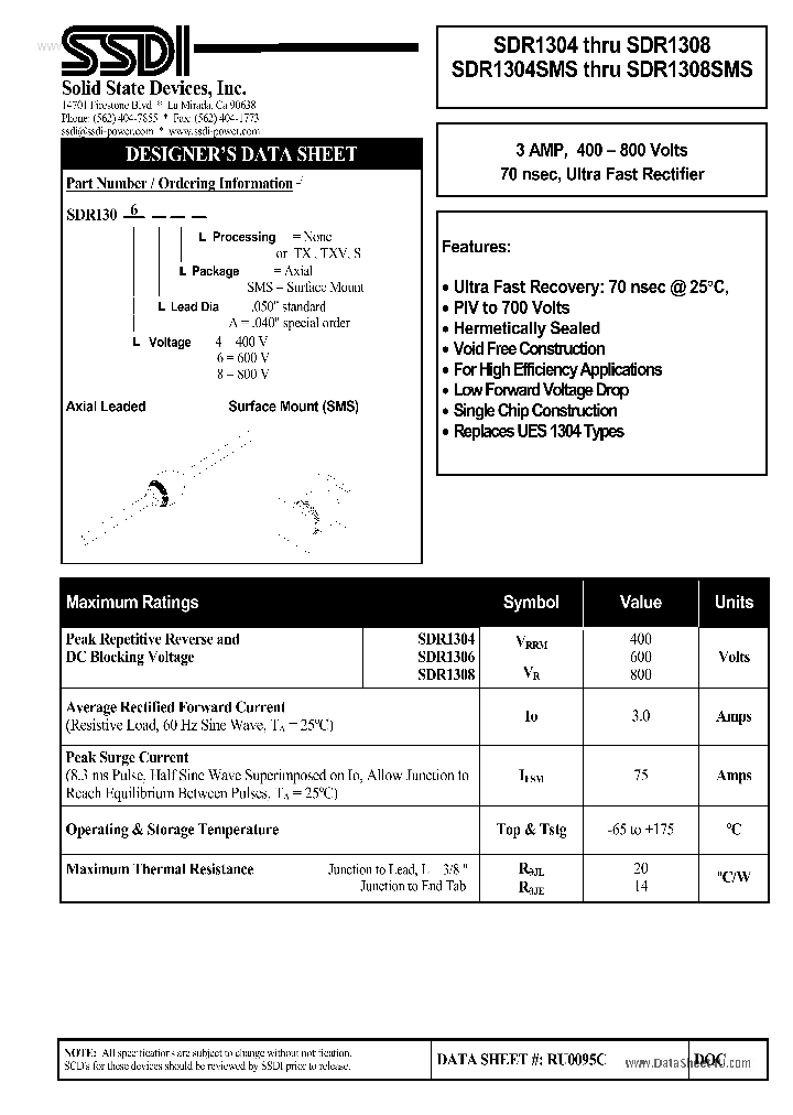 SDR1306SMS_7776918.PDF Datasheet