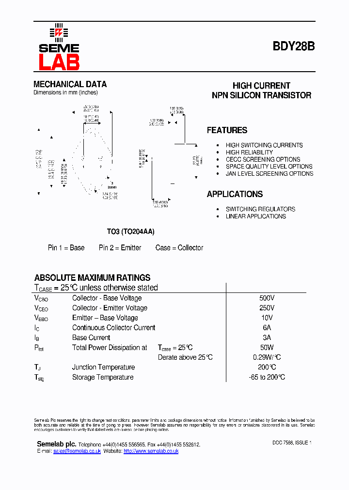 BDY28B_7883155.PDF Datasheet